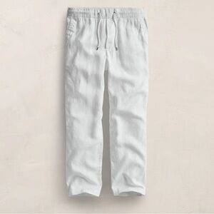 James Perse relaxed Casual Linen Pants - White